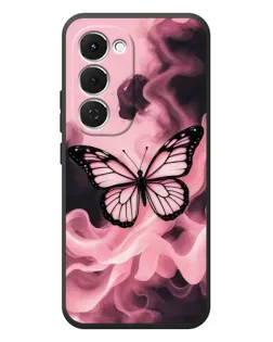 Чехол для TECNO Spark 40 Pro Plus с картинкой «Бабочка в дыму»