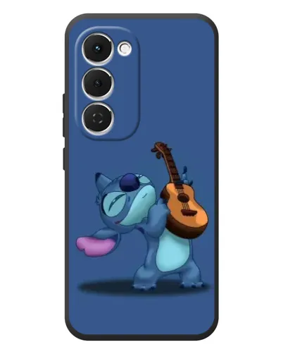 Чехол для TECNO Spark 40 Pro Plus с картинкой «Стич с укулеле»
