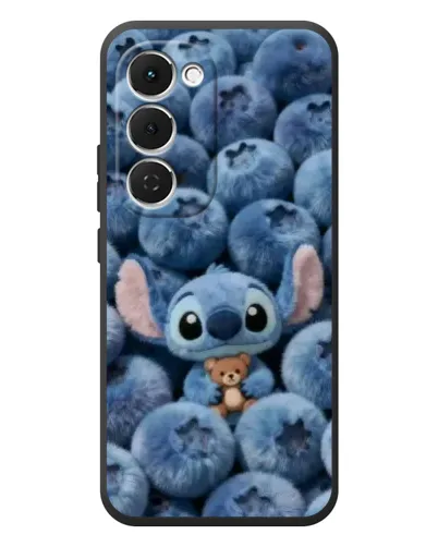 Чехол для TECNO Spark 40 Pro Plus с картинкой «Стич и голубика»