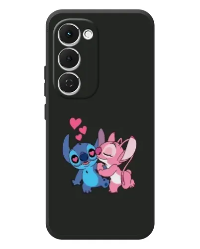 Чехол для TECNO Spark 40 Pro Plus с картинкой «Анжел целует Стича»