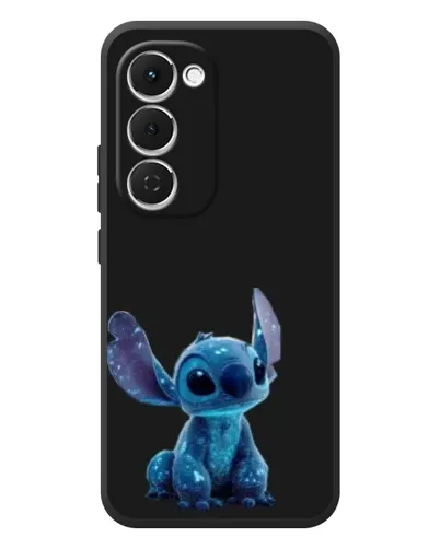 Чехол для TECNO Spark 40 Pro Plus с картинкой «Стич на черном»