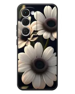 Чохол для TECNO Spark 40 Pro Plus з картинкою «Білі маргаритки макро»