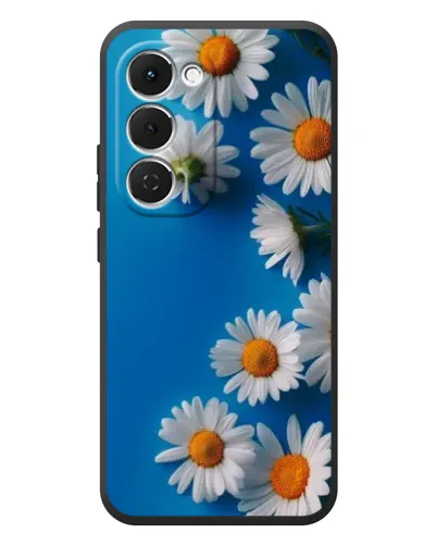 Чехол для TECNO Spark 40 Pro Plus с картинкой «Белоснежные маргаритки»