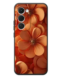 Чохол для TECNO Spark 40 Pro Plus з картинкою «Помаранчева макро квітка»