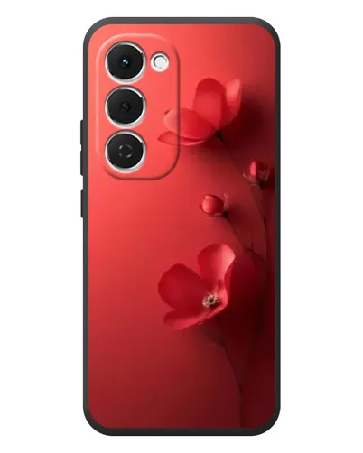 Чехол для TECNO Spark 40 Pro Plus с картинкой «Маковые соцветия»