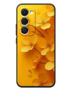 Чохол для TECNO Spark 40 Pro Plus з картинкою «Золоті пелюстки»