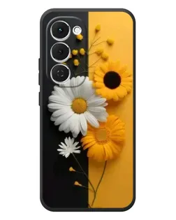 Чохол для TECNO Spark 40 Pro Plus з картинкою «Соняшник та ромашка»