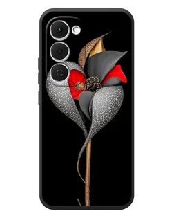 Чохол для TECNO Spark 40 Pro Plus з картинкою «Срібна фантазійна квітка»
