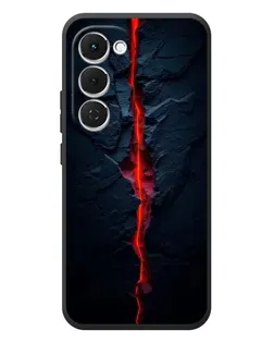 Чехол для TECNO Spark 40 Pro Plus с картинкой «Kрасная лавовая трещина»