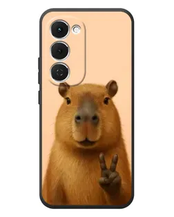 Чехол для TECNO Spark 40 Pro Plus с картинкой «Капибара виктория»