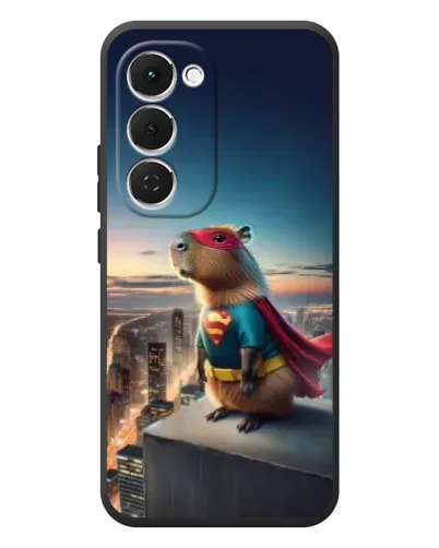 Чехол для TECNO Spark 40 Pro Plus с картинкой «Капи-мен супергерой» Чехол для TECNO Spark 40 Pro Plus с картинкой «Капи-мен супергерой»