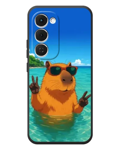 Чехол для TECNO Spark 40 Pro Plus с картинкой «Морская капибара» Чехол для TECNO Spark 40 Pro Plus с картинкой «Морская капибара»