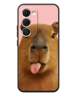 Чехол для TECNO Spark 40 Pro Plus с картинкой «Капибара с языком»