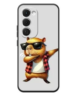 Чехол для TECNO Spark 40 Pro Plus с картинкой «Капибара рэпер даб»
