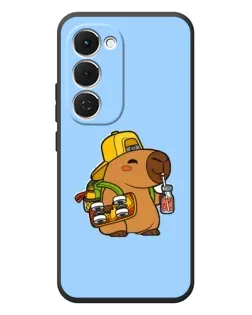 Чехол для TECNO Spark 40 Pro Plus с картинкой «Капибара на скейте»