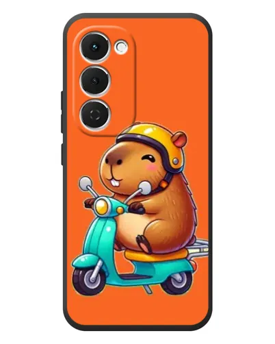 Чехол для TECNO Spark 40 Pro Plus с картинкой «Капибара на скутере» Чехол для TECNO Spark 40 Pro Plus с картинкой «Капибара на скутере»