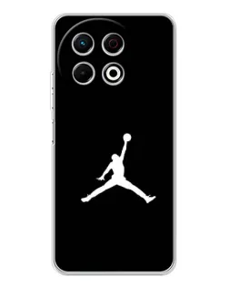 Чехол для TECNO Spark 40 Pro с картинкой «Jordan Silhouette»