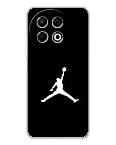 Чехол для TECNO Spark 40 Pro с картинкой «Jordan Silhouette»