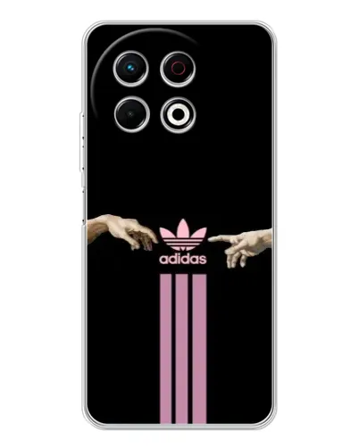Чехол для TECNO Spark 40 Pro с картинкой «Adidas Hands»