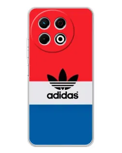 Чехол для TECNO Spark 40 Pro с картинкой «Ретро блоки Adidas»