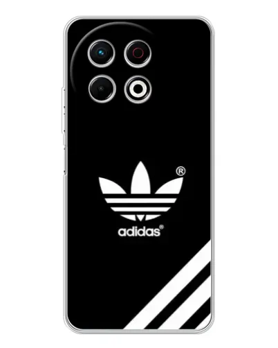 Чехол для TECNO Spark 40 Pro с картинкой «Adidas с диагональными полосами»