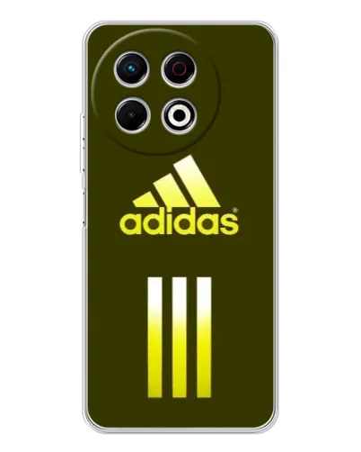 Чехол для TECNO Spark 40 Pro с картинкой «Оливковый градиент Adidas»