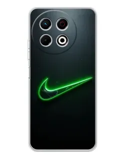 Чохол для TECNO Spark 40 Pro з картинкою «Неоновий контур Nike» Чохол для TECNO Spark 40 Pro з картинкою «Неоновий контур Nike»