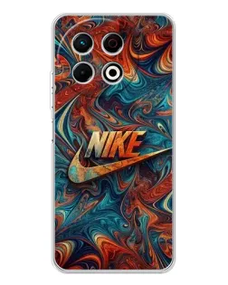 Чехол для TECNO Spark 40 Pro с картинкой «Nike в абстракции»