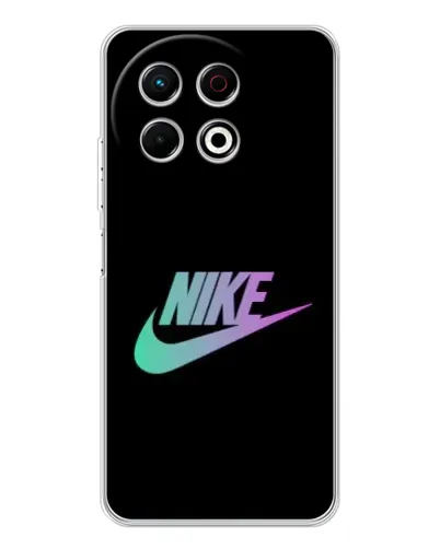 Чехол для TECNO Spark 40 Pro с картинкой «Nike — городская ночь»