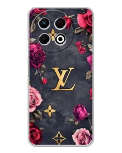 Чехол для TECNO Spark 40 Pro с картинкой «Цветочный Louis Vuitton»
