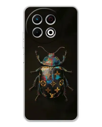 Чехол для TECNO Spark 40 Pro с картинкой «LV — мраморный принт» Чехол для TECNO Spark 40 Pro с картинкой «LV — мраморный принт»