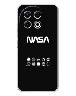 Чехол для TECNO Spark 40 Pro с картинкой «NASA — технический принт»