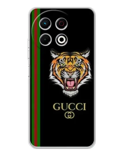 Чохол для TECNO Spark 40 Pro з картинкою «Тигр Gucci»