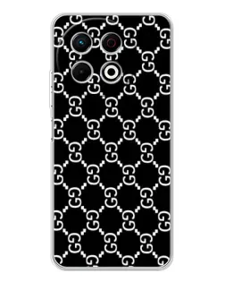 Чохол для TECNO Spark 40 Pro з картинкою «Gucci — сітчастий паттерн»