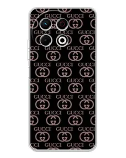 Чохол для TECNO Spark 40 Pro з картинкою «Класична монограма Gucci»