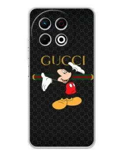 Чохол для TECNO Spark 40 Pro з картинкою «Міккі Маус Gucci»