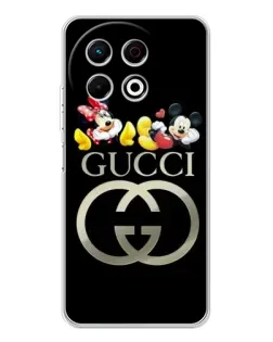 Чохол для TECNO Spark 40 Pro з картинкою «Gucci — герої Disney»