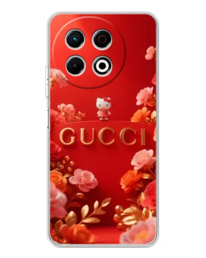 Чохол для TECNO Spark 40 Pro з картинкою «Gucci — золотий сад»