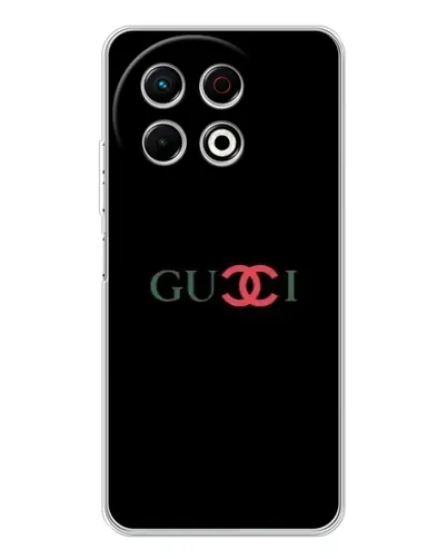 Чохол для TECNO Spark 40 Pro з картинкою «Gucci — червоний градієнт»