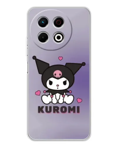 Чохол для TECNO Spark 40 Pro з картинкою «Kuromi — фіолетовий арт» Чохол для TECNO Spark 40 Pro з картинкою «Kuromi — фіолетовий арт»