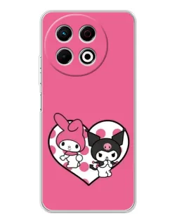 Чохол для TECNO Spark 40 Pro з картинкою «Kuromi та My Melody»