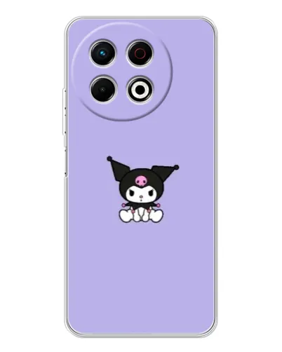 Чохол для TECNO Spark 40 Pro з картинкою «Kuromi — фіолетовий мінімалізм» Чохол для TECNO Spark 40 Pro з картинкою «Kuromi — фіолетовий мінімалізм»