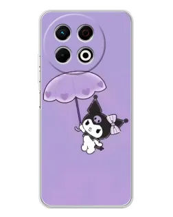 Чохол для TECNO Spark 40 Pro з картинкою «Kuromi з парасолькою»