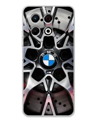 Чехол для TECNO Spark 40 Pro с картинкой «BMW — деталь диска» Чехол для TECNO Spark 40 Pro с картинкой «BMW — деталь диска»