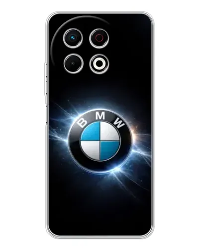 Чехол для TECNO Spark 40 Pro с картинкой «BMW — неоновое сияние» Чехол для TECNO Spark 40 Pro с картинкой «BMW — неоновое сияние»
