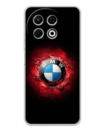 Чехол для TECNO Spark 40 Pro с картинкой «Логотип BMW — вспышка» Чехол для TECNO Spark 40 Pro с картинкой «Логотип BMW — вспышка»