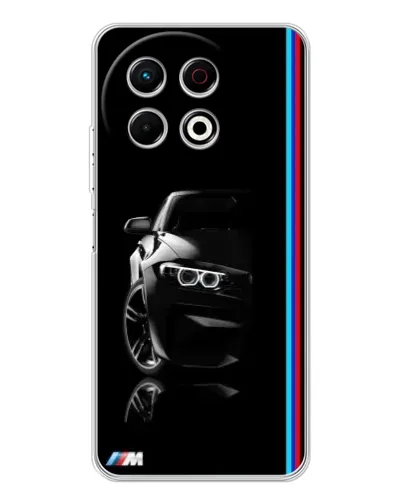 Чехол для TECNO Spark 40 Pro с картинкой «Силуэт BMW в темноте» Чехол для TECNO Spark 40 Pro с картинкой «Силуэт BMW в темноте»