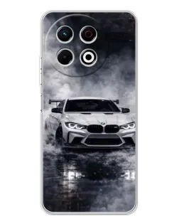 Чехол для TECNO Spark 40 Pro с картинкой «BMW сквозь туман»