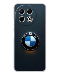 Чехол для TECNO Spark 40 Pro с картинкой «Логотип BMW — минимализм»