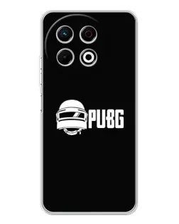 Чехол для TECNO Spark 40 Pro с картинкой «PUBG — классический лого»